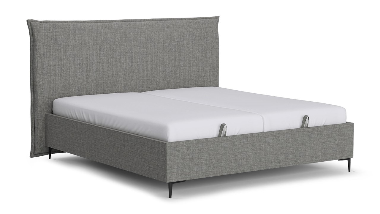Opbergbed Morgan - Pure touch zinc
