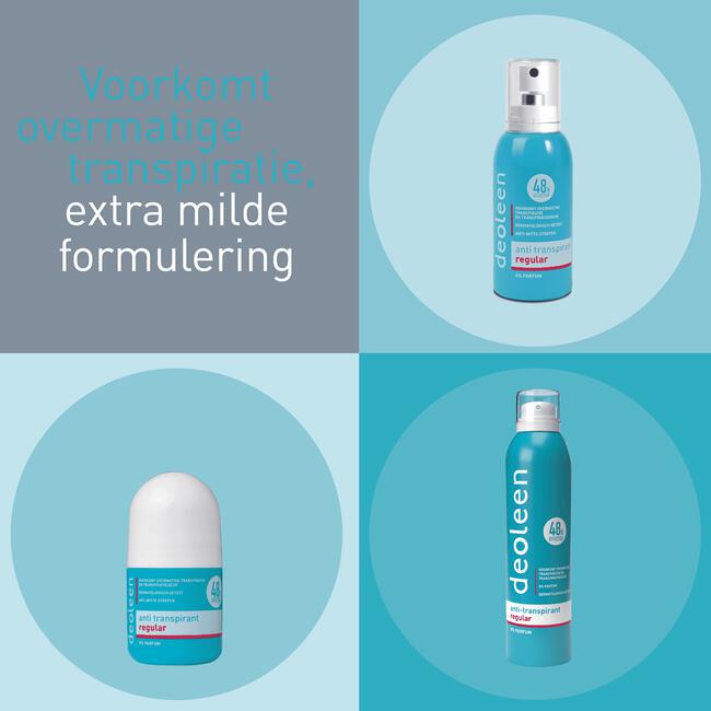 Deoleen Sensitive Anti-Transpirant Deodorant Roller 50 ML