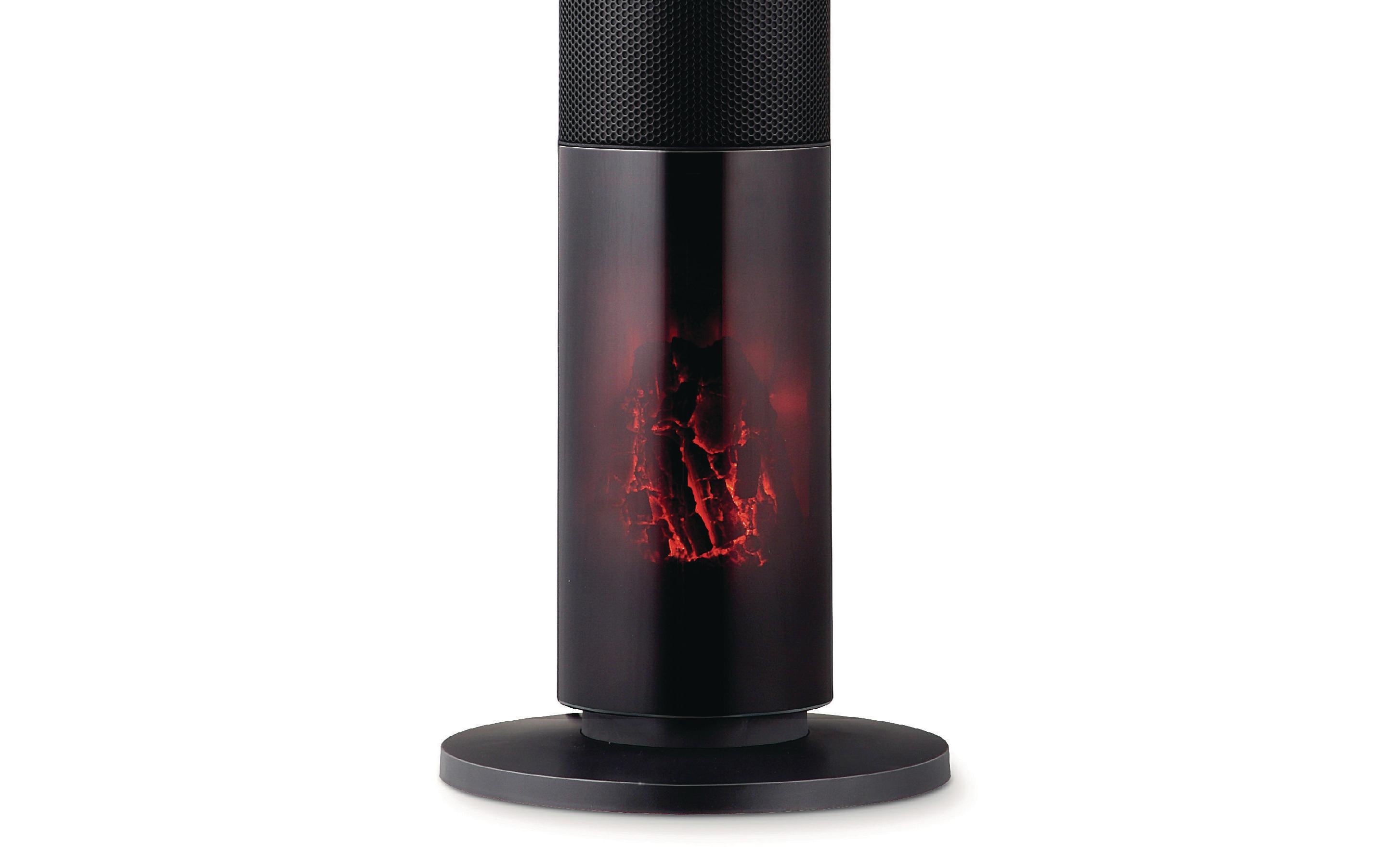 Keramik-Heizer Fireplace 2000 W<br>Keramik Heizer mit Cheminée-Feuer Effekt