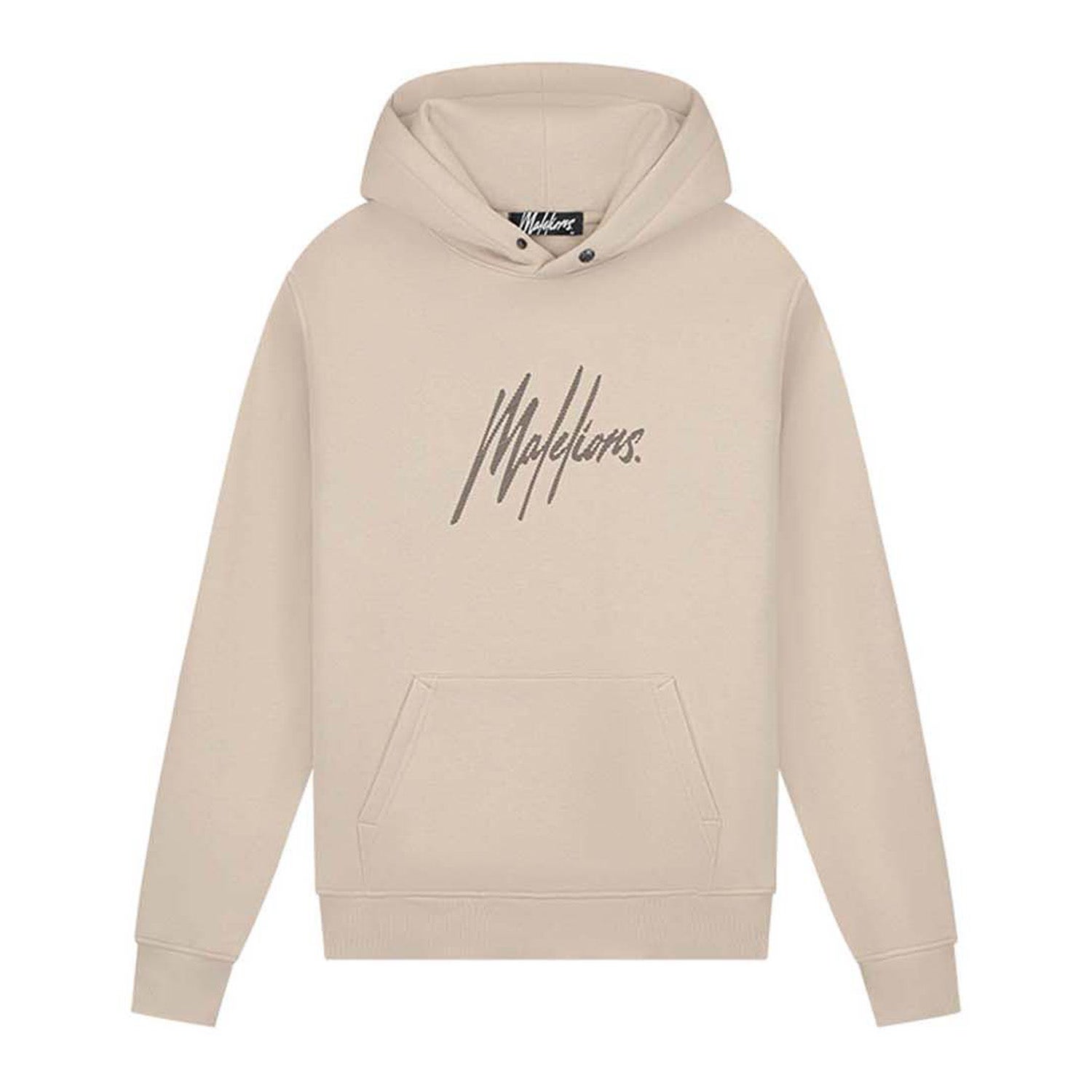 Malelions  Striped Signature Hoodie