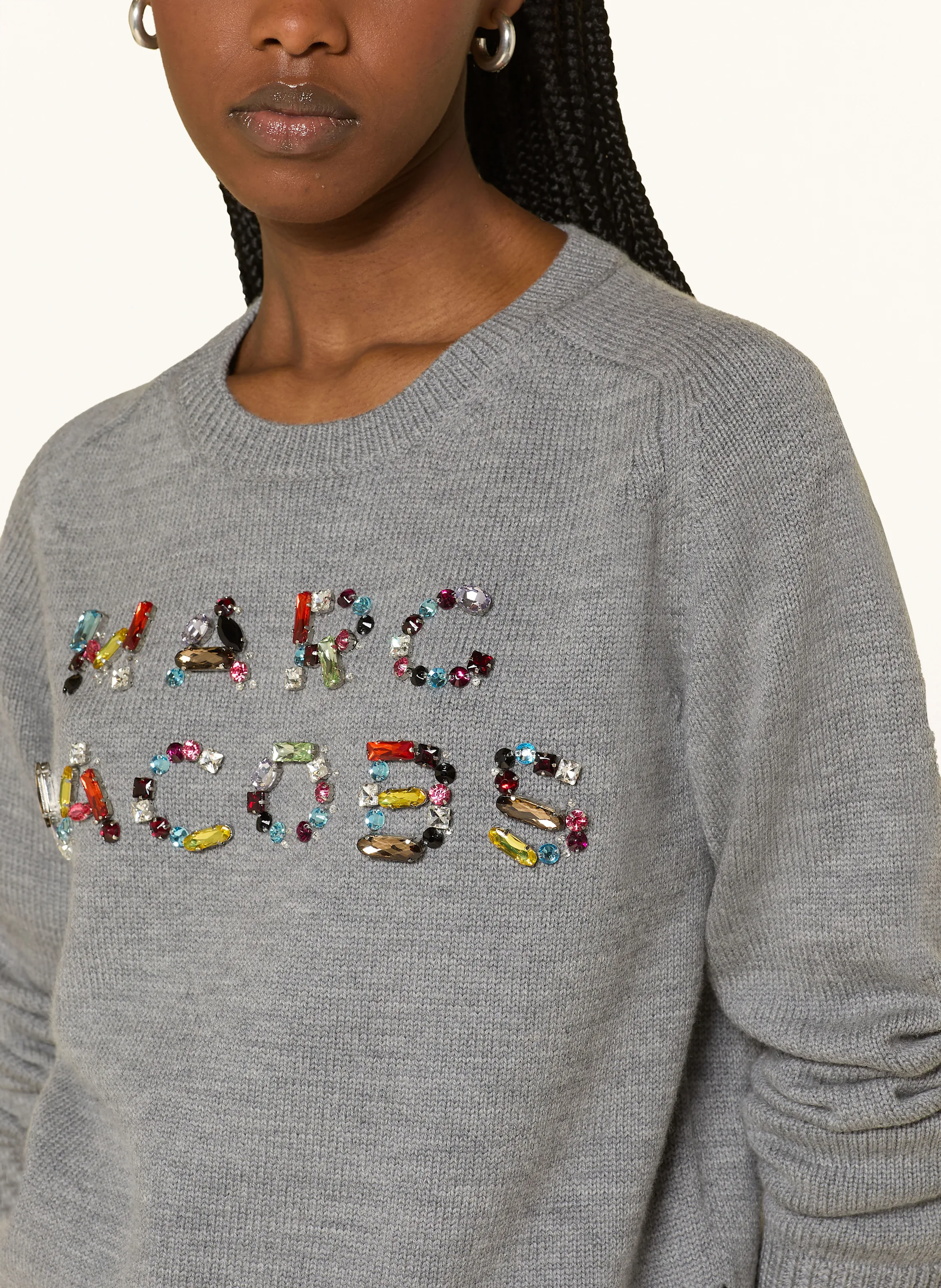 MARC JACOBS Pullover mit Schmucksteinen