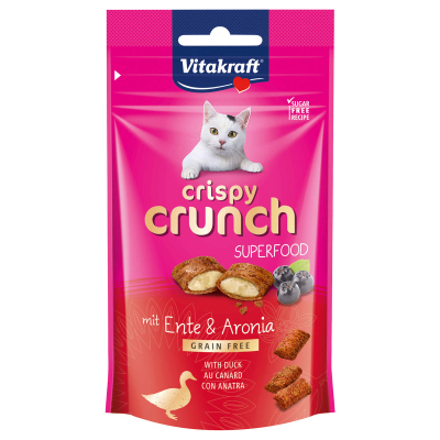 Vitakraft Katzensnack Crispy Crunch Ente & Aronia 60g