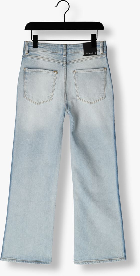 NIK & NIK lichtblauwe nik & nik wide jeans flore wide leg denim