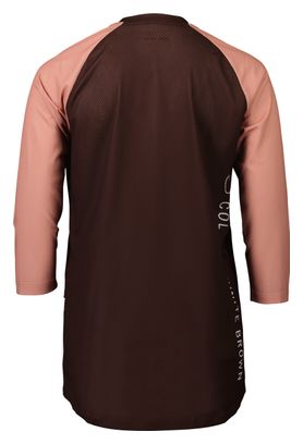 Maillot Manches 3/4 Femme Poc MTB Pure Marron Foncé/Clair