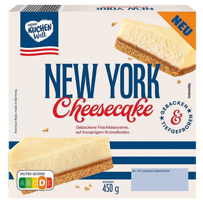 MEINE KUCHENWELT Cheesecake 450 g, New York