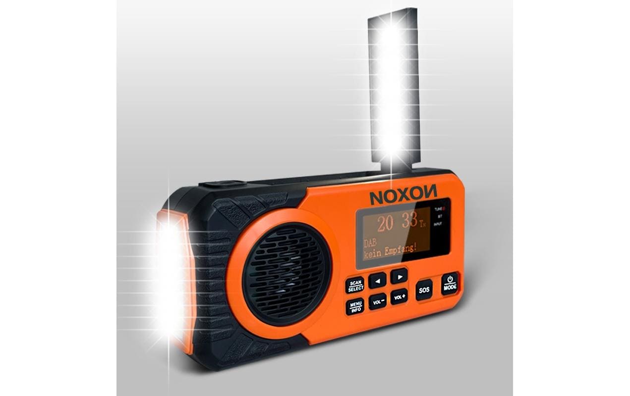 DAB+ Radio Dynamo Solar 311 OrangeNotfunk Outdoor DAB+ Radio