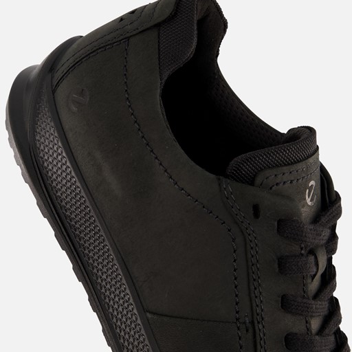 Ecco Byway Sneakers zwart Nubuck
