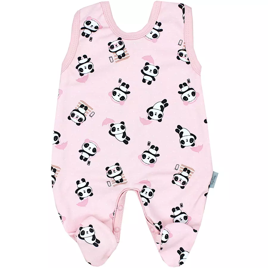 TupTam Baby Strampler mit Aufdruck Spruch 5er Pack mintweiß