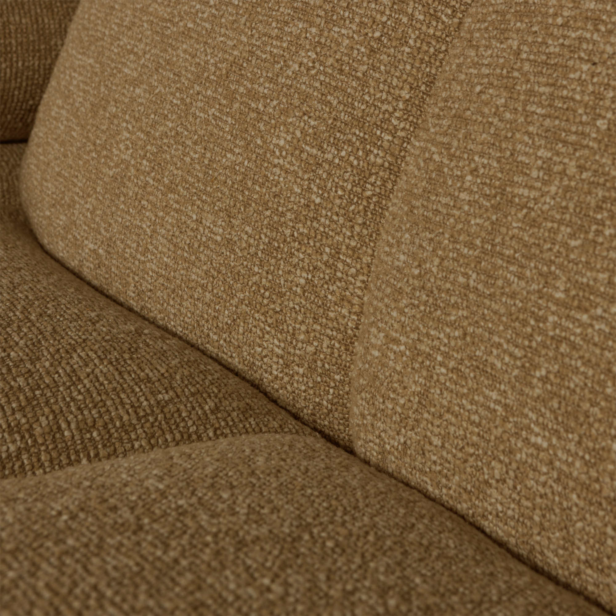 Chaise Longue Mojo Mojo Chaise Longue Rechts - Bouclé - Geel/Bruin Melange