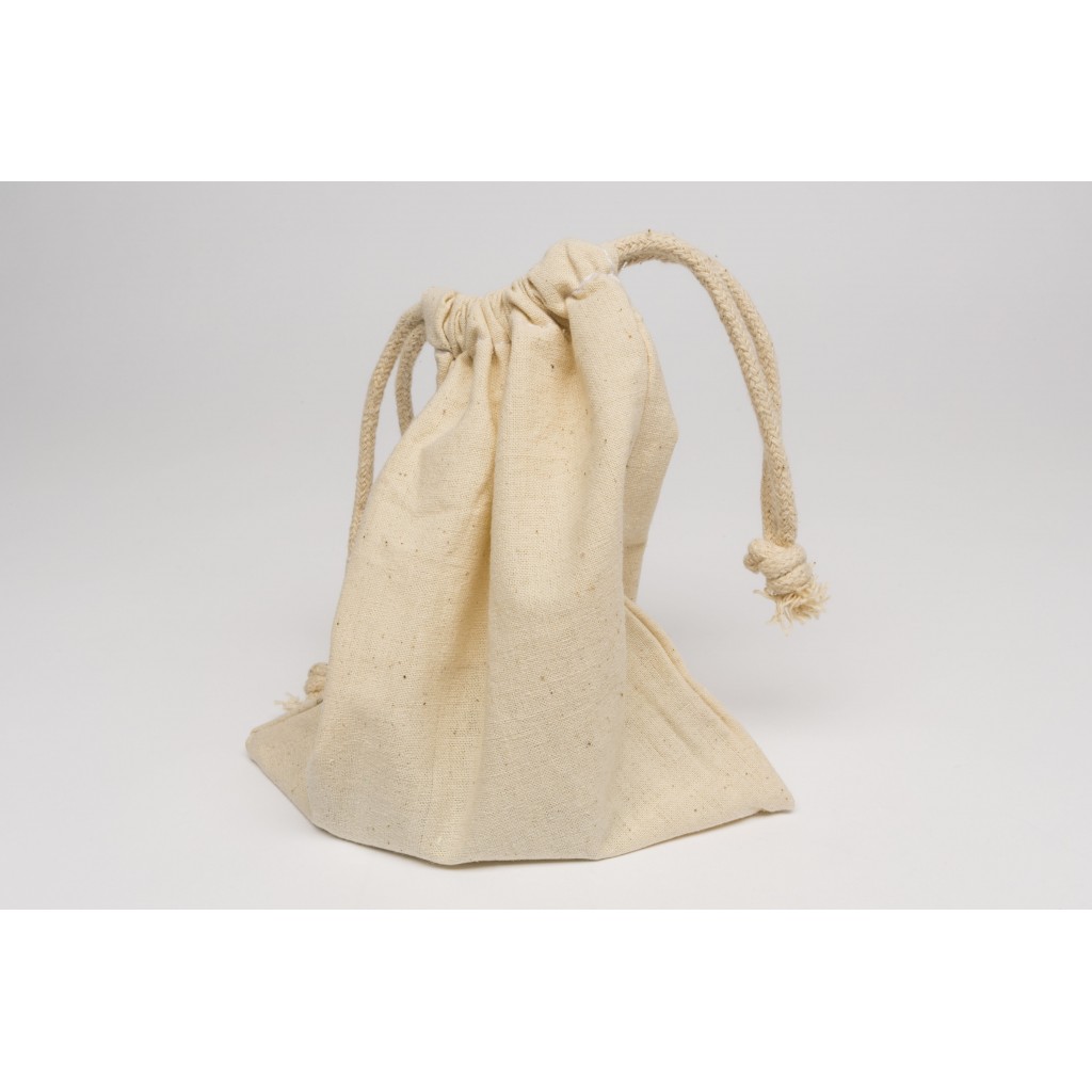 Sac en coton avec cordelette - 12x10 cm