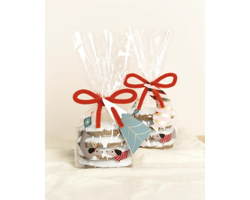 Snoepzakjesset Merry Woofmas 14,5x23,5 cm 6 zakjes incl. accessoires