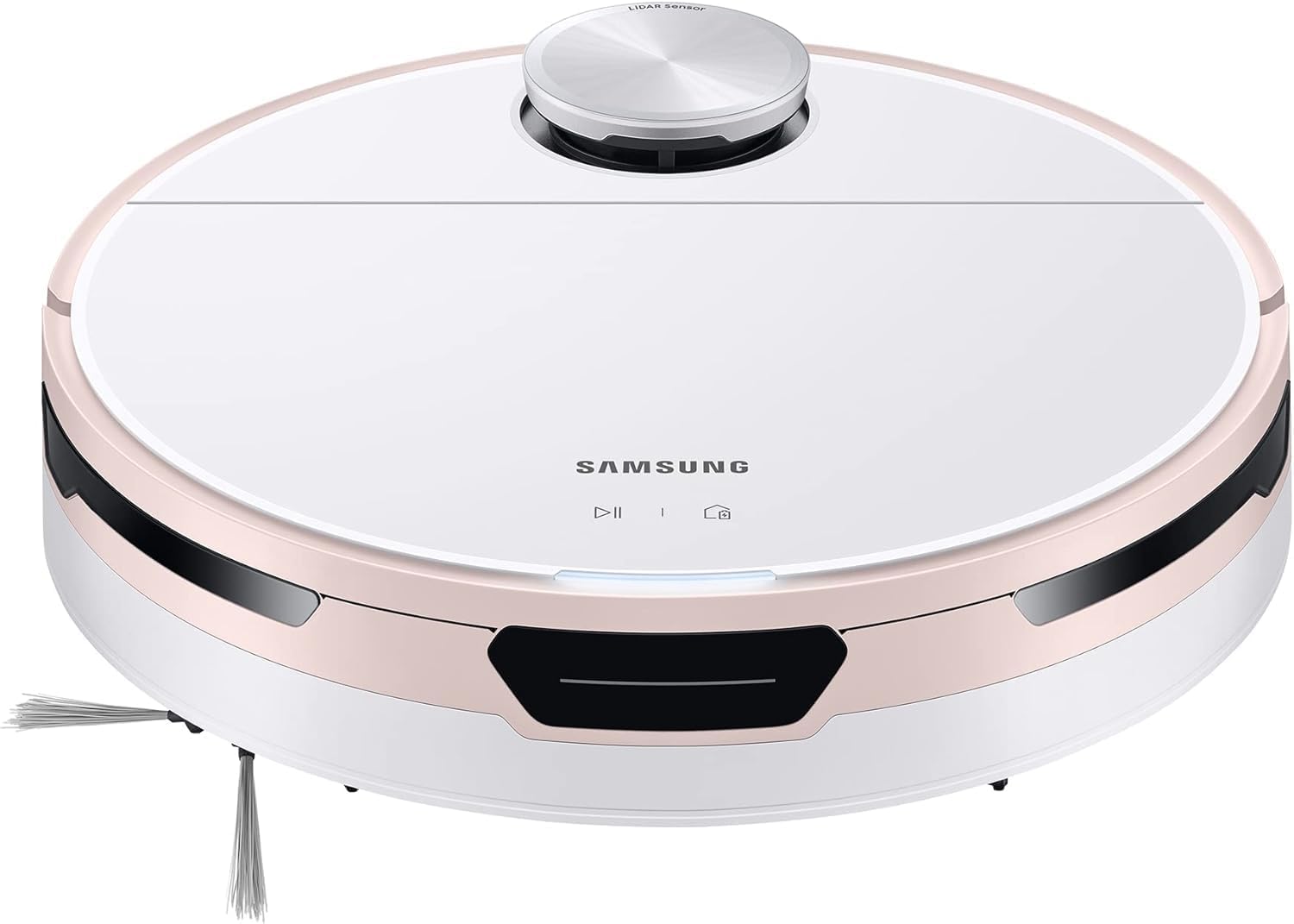 Samsung Jet Bot+ VR30T85513W/WA Saugroboter, 5 W Saugleistung, 0,3 ℓ, Clean Station, LIDAR Sensor, Smart Control, Digital Inverter Motor, Misty White