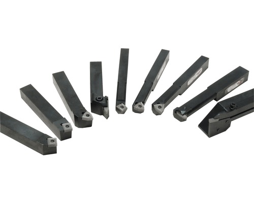 Holzmann 9-delige draaibeitelset, 10 mm schacht
