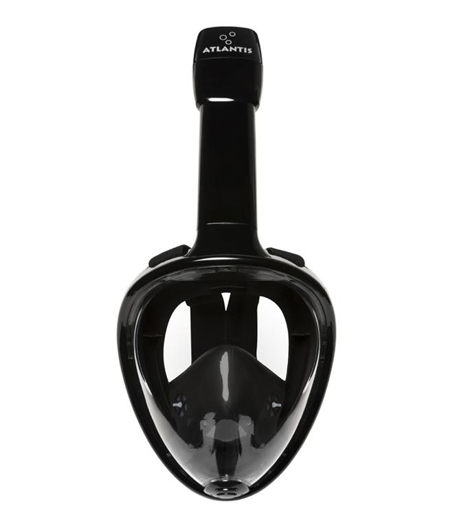 Atlantis Zwart  L/XL Snorkelmasker
