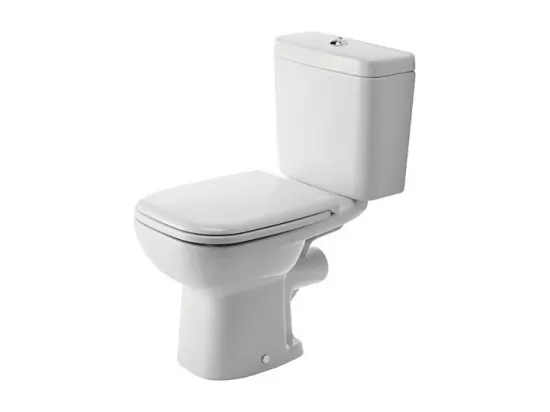 WC à poser DURAVIT D-code avec abattant frein de chute