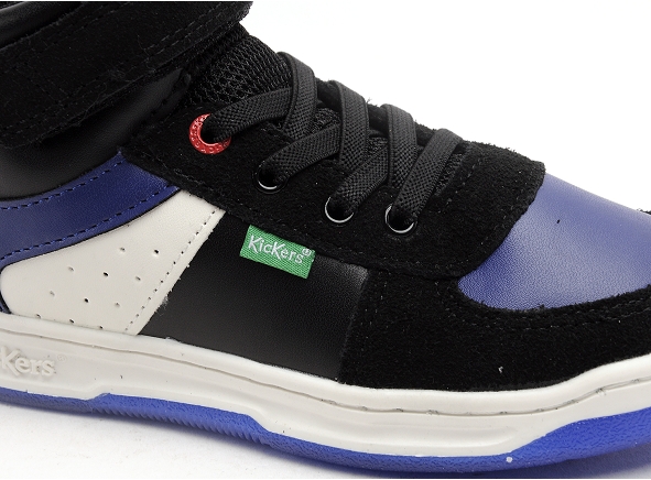 Kickers boots bottine enfant kickalien garcon noir