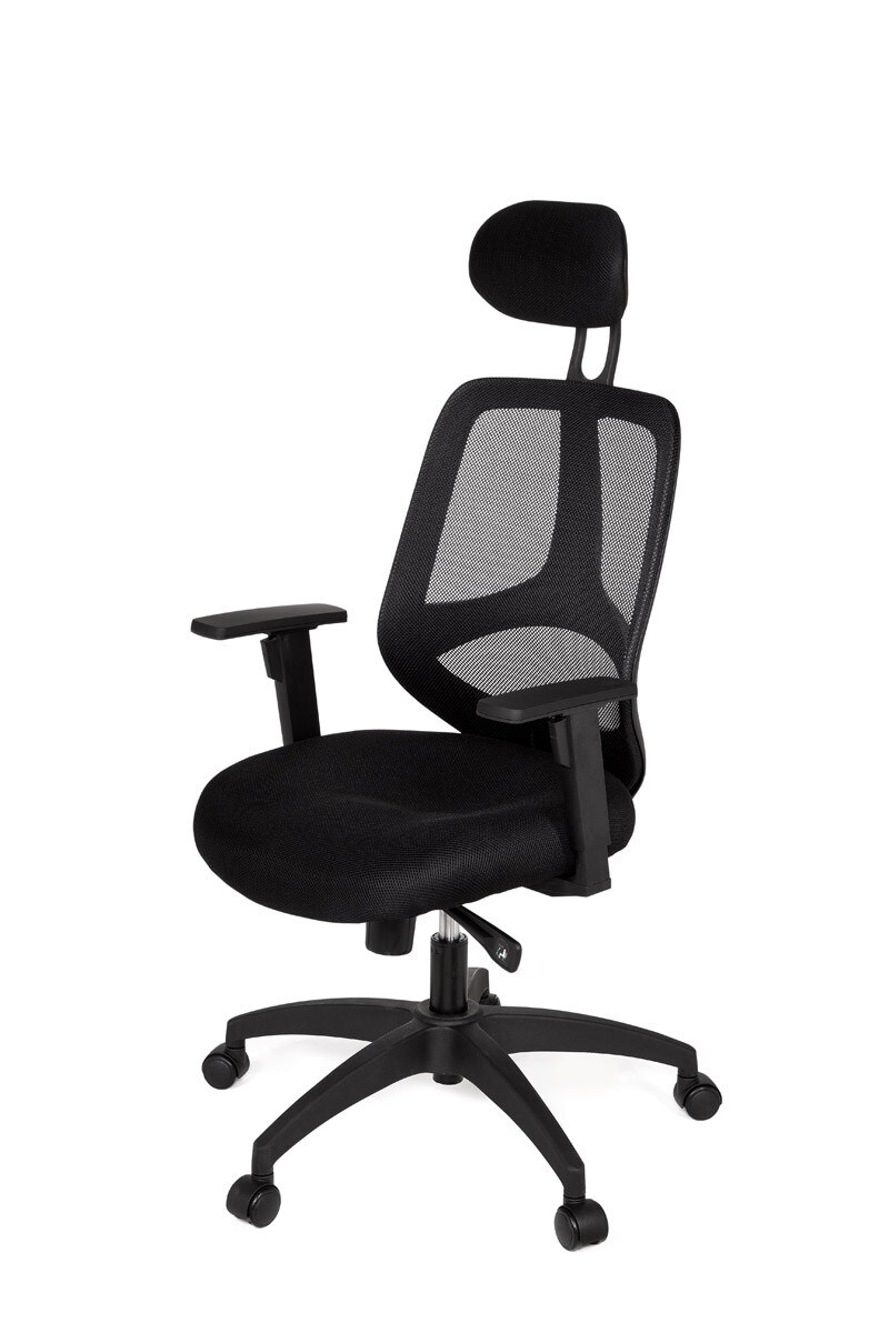 KADIMA DESIGN Ergonomischer Bürostuhl: Synchronmechanik, hochwertige Polsterung, höhenverstellbare Armlehnen, 120 kg Belastbarkeit.