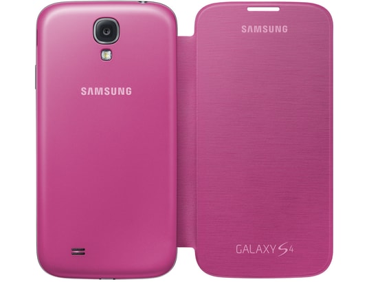 SAMSUNG - Etui EF-FI950 rose pour Galaxy S4