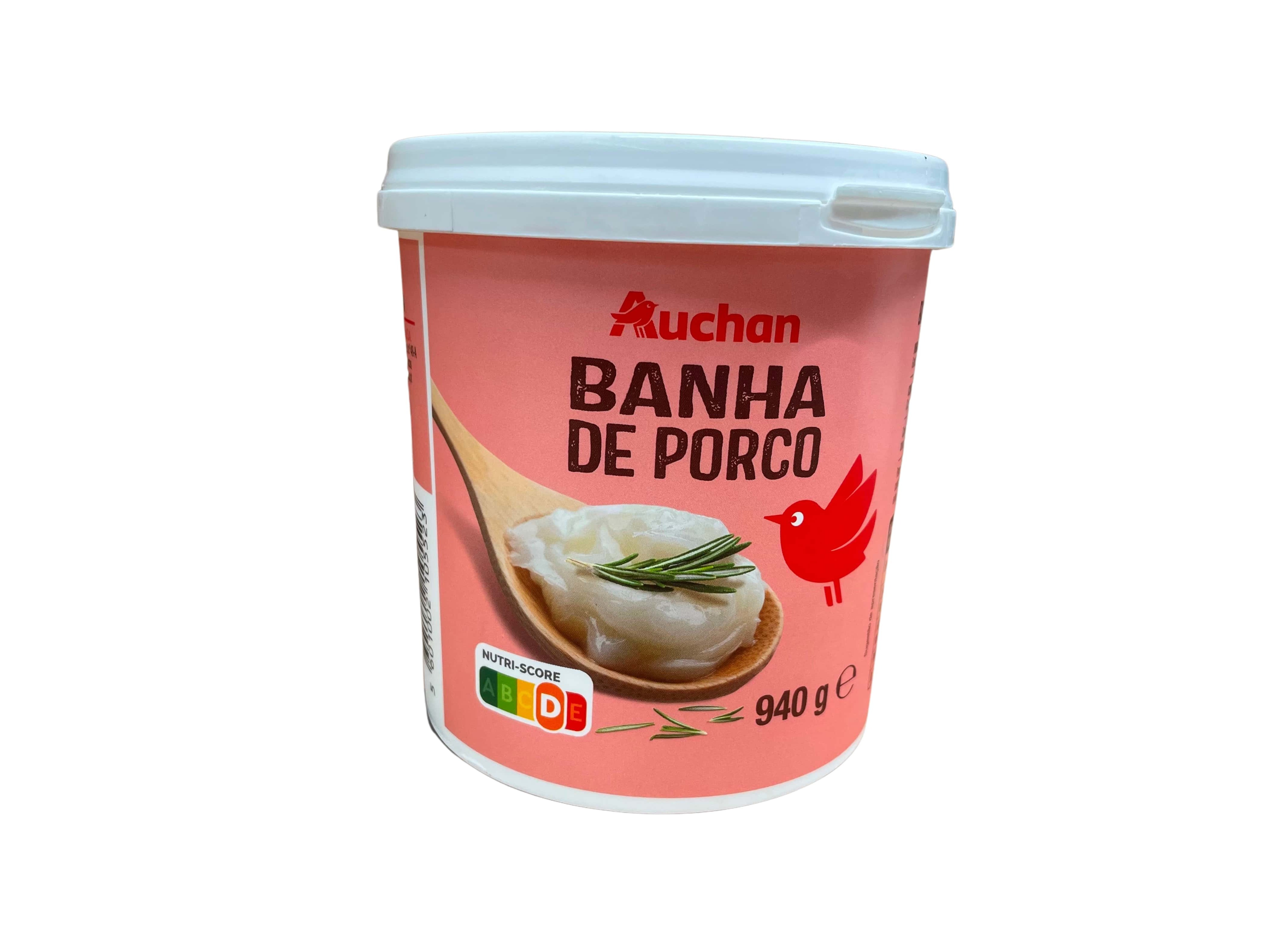 BANHA AUCHAN DE PORCO 940G