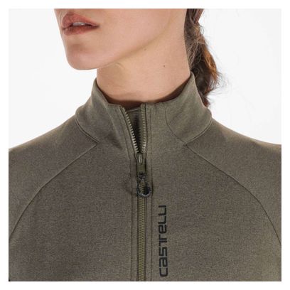 Maillot Manches Longues Femme Castelli Unlimited Trail Vert