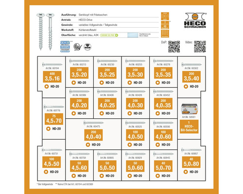 HECO-TOPIX-plus assortimentskoffer L-BOXX 102 3005-delig