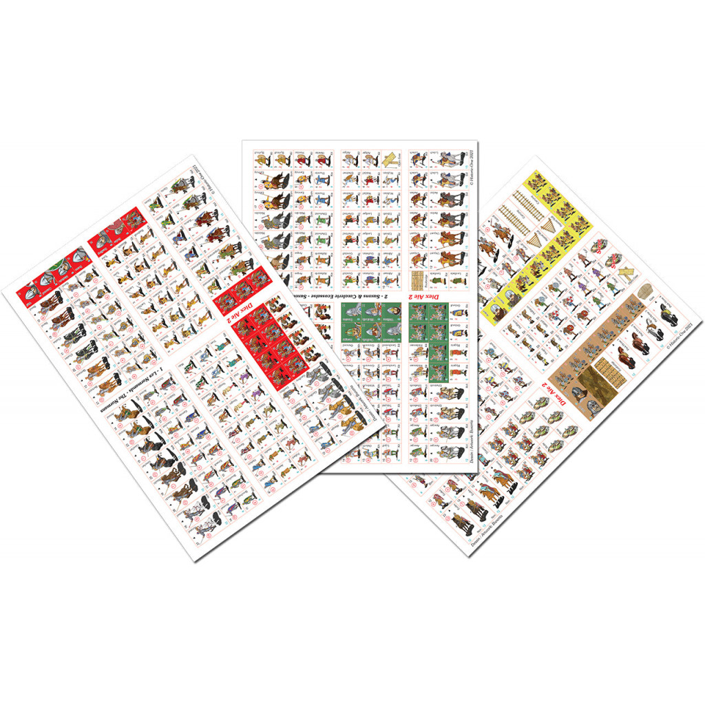 Diex Aie 2 - Pack de 3 planches de pions