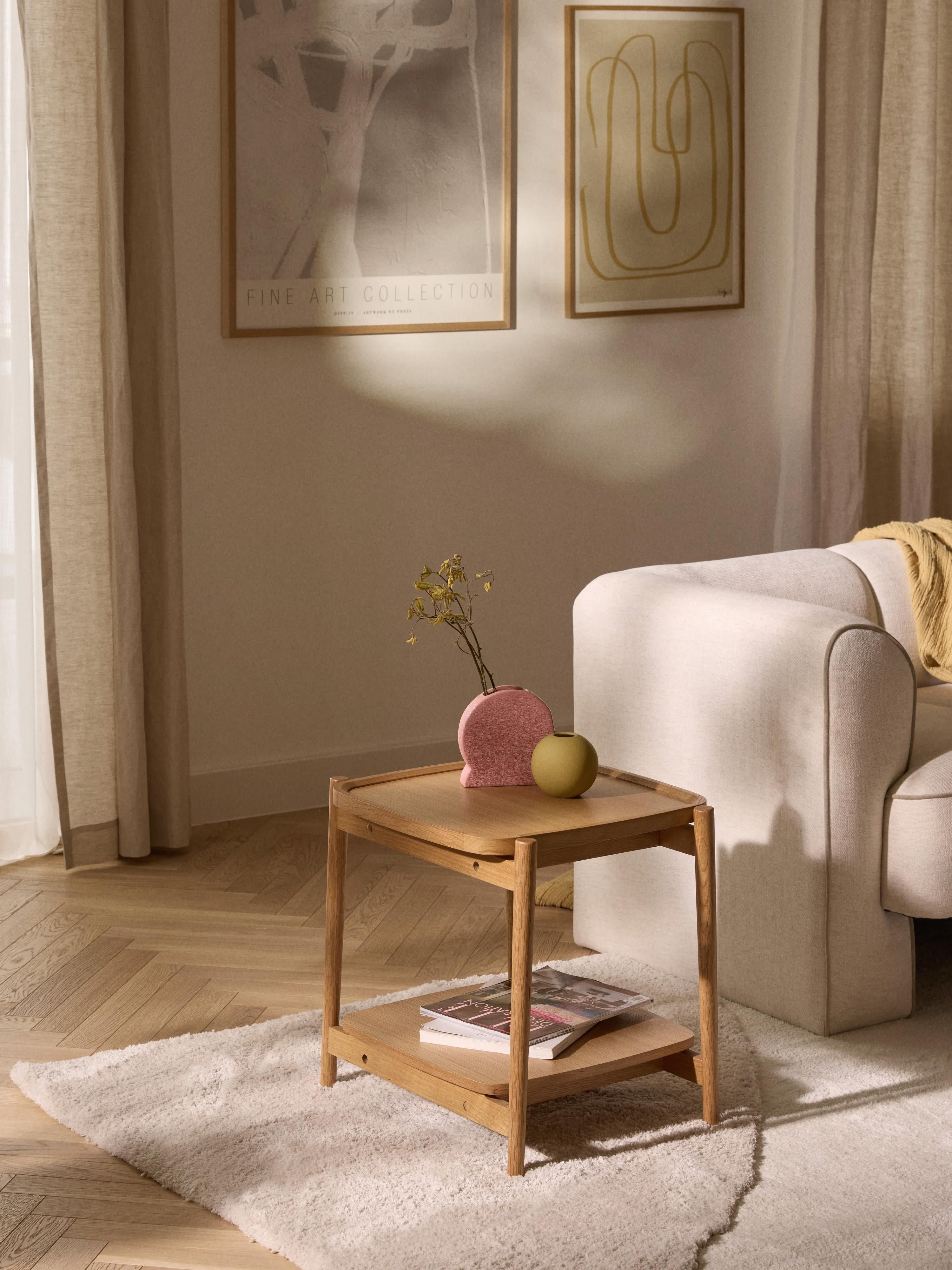 Houten bijzettafel Libby