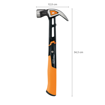 Fiskars klauwhamer gebogen (L) IsoCore