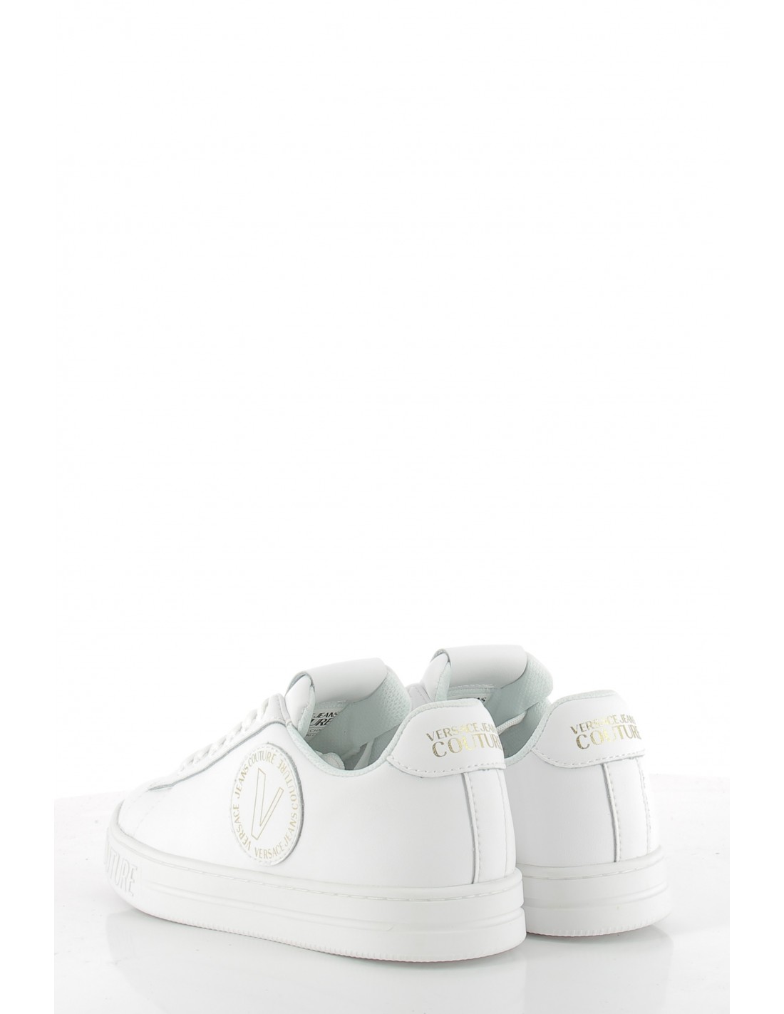 versace Baskets de ville femme court 88 blanc