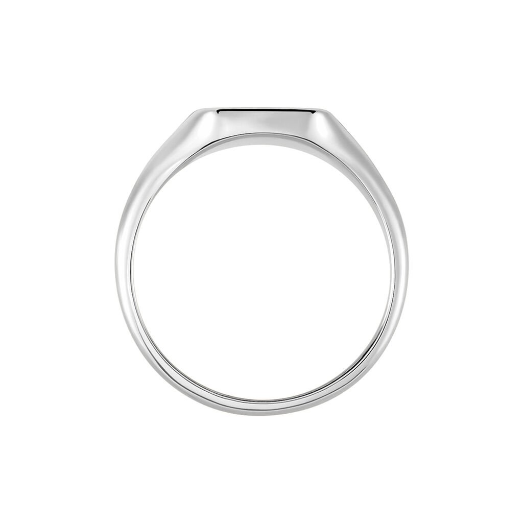 Chevalière Goddess Argent Blanc Nacre Oxyde De Zirconium