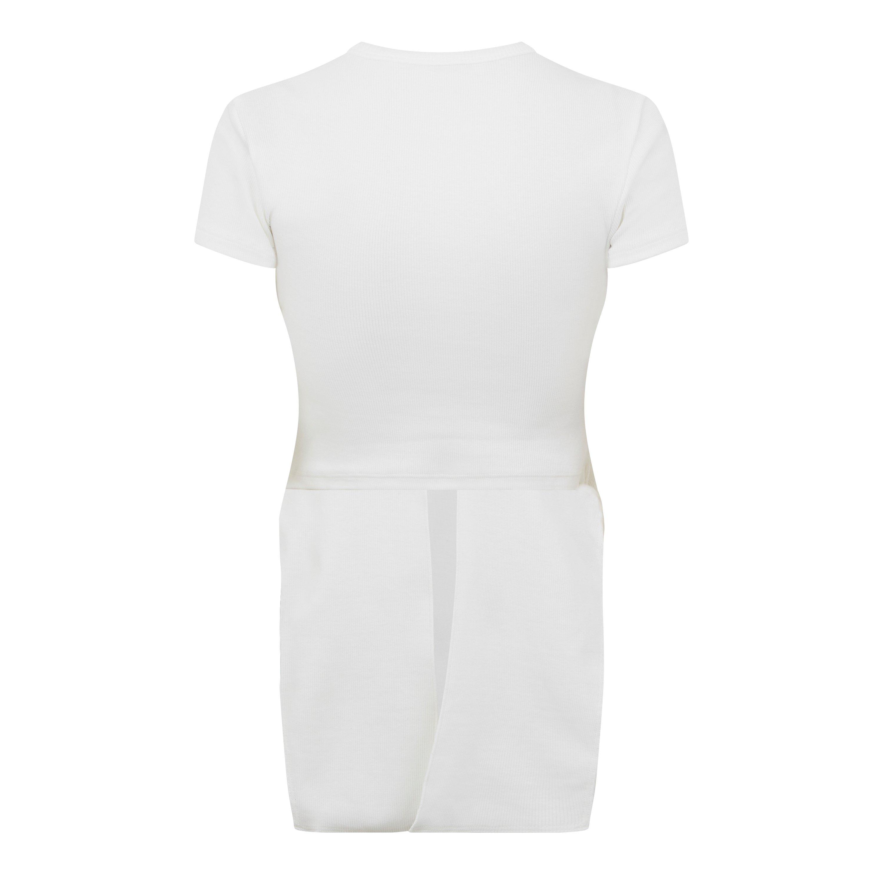 Off White Stamp T Shirt Dress