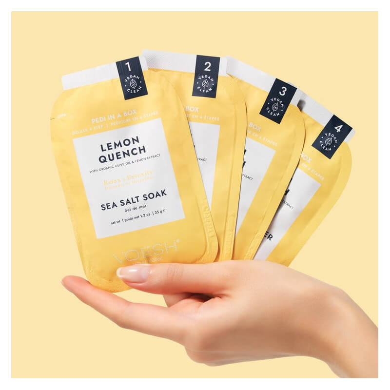 Pedi in Box Deluxe Citron soin des pieds Voesh