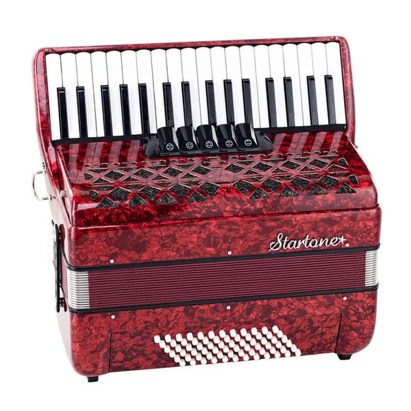 Startone Piano Accordion 72 Red MKII