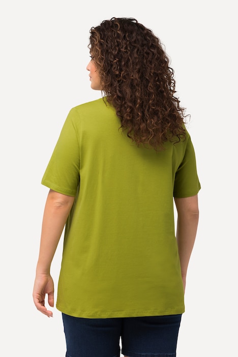 T-Shirt, A-Linie, Carree-Ausschnitt, Halbarm