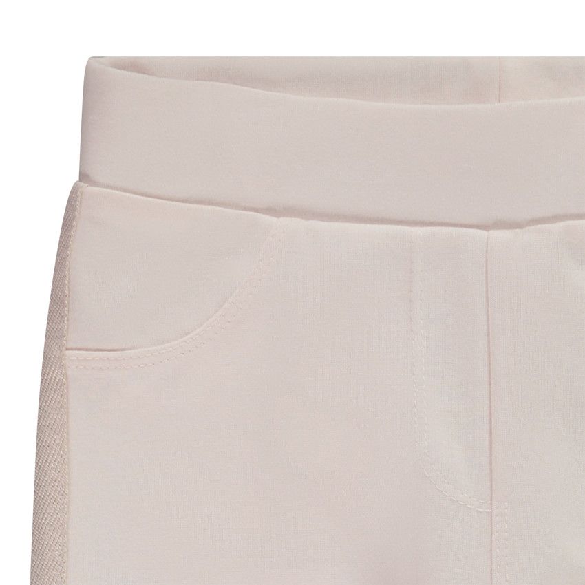 Jegging en milano uni à bandes pour fille - Rose