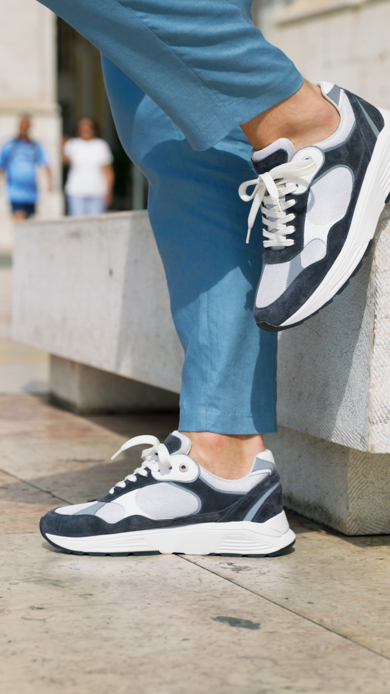 Xsensible Helix Stretchwalker Sneakers Blauw Heren
