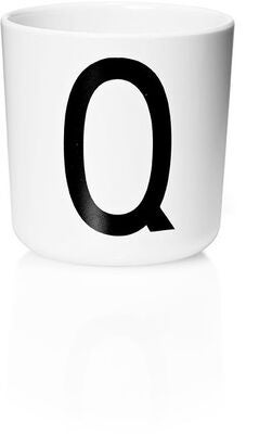 Design Letters Kids Personal Eco Kopp Q ECOZEN®, Hvit