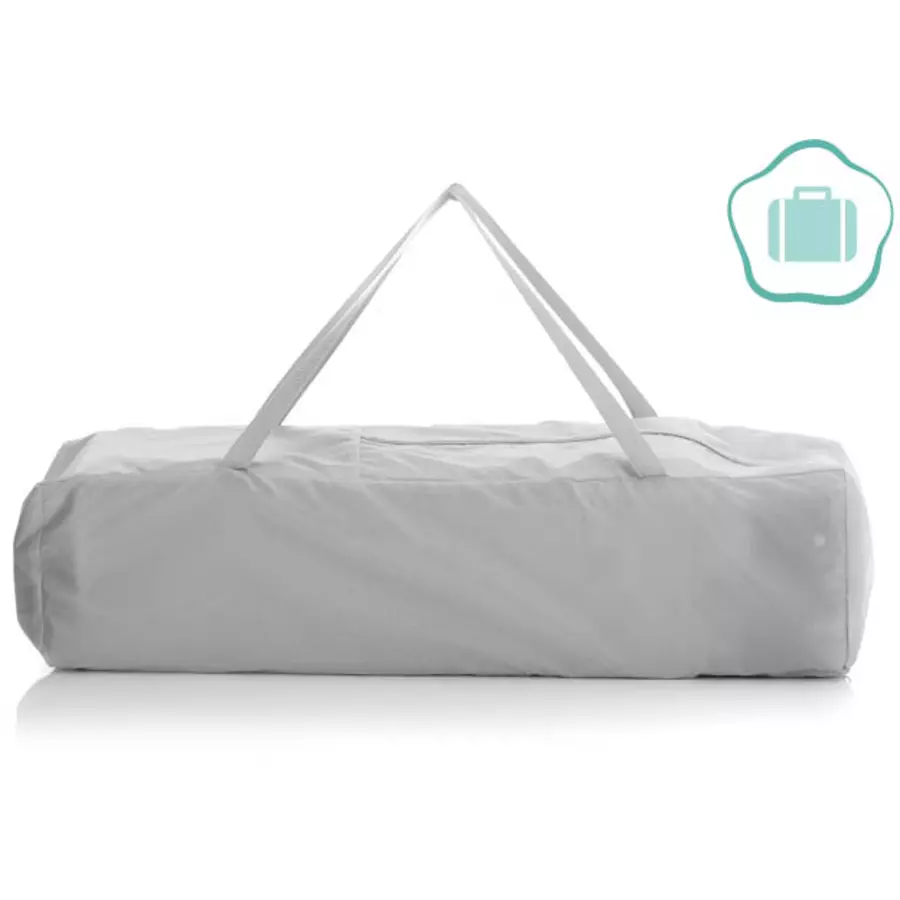 fillikid Reisebett Basic grau mit Schlupf