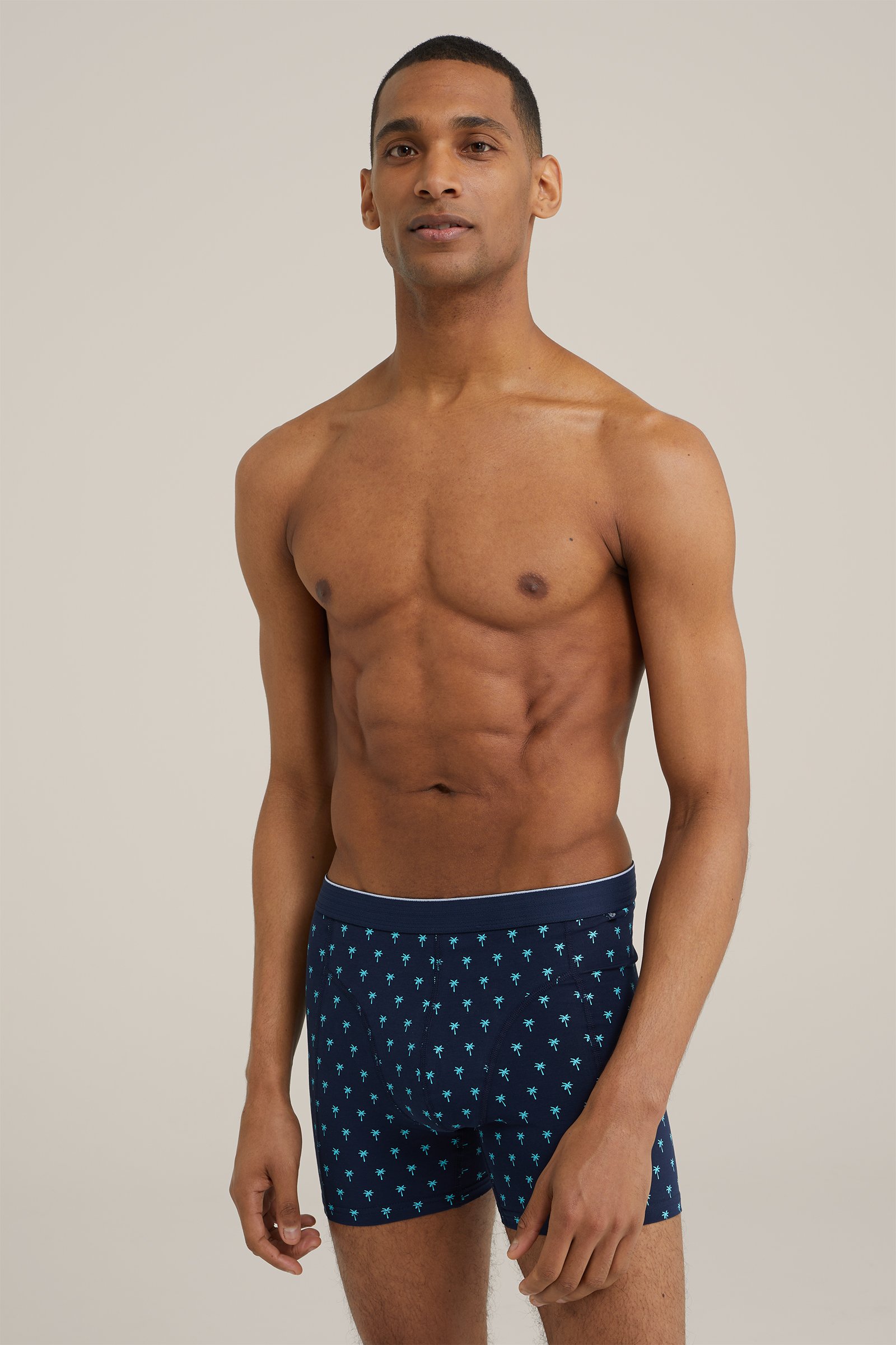 boxershort met dessin WE Fashion Donkerblauw