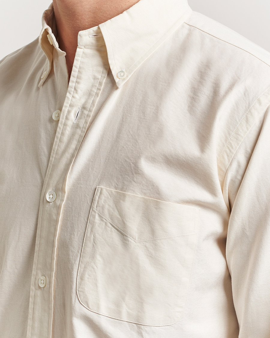 Kamakura Shirts Vintage Ivy Oxford Button Down Shirt Beige