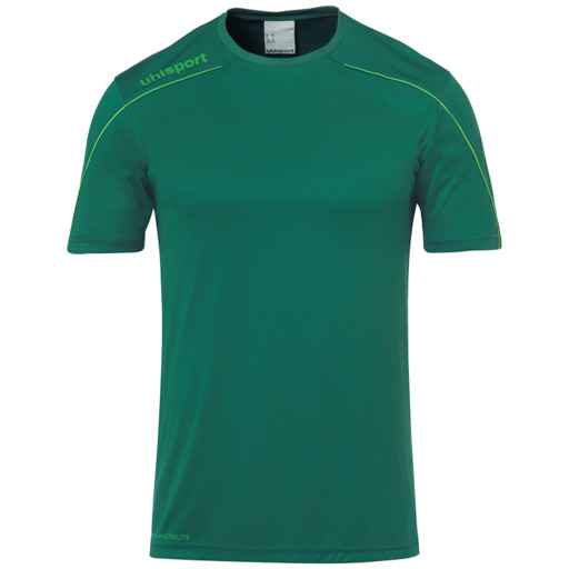 Camiseta Stream 22 de manga curta verde Uhlsport