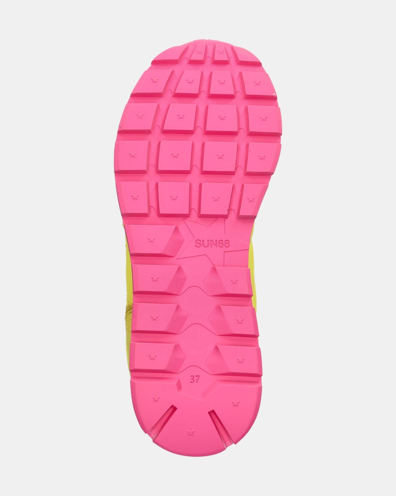 Sun 68 Ally Solid Nylon Lage sneakers  - geel