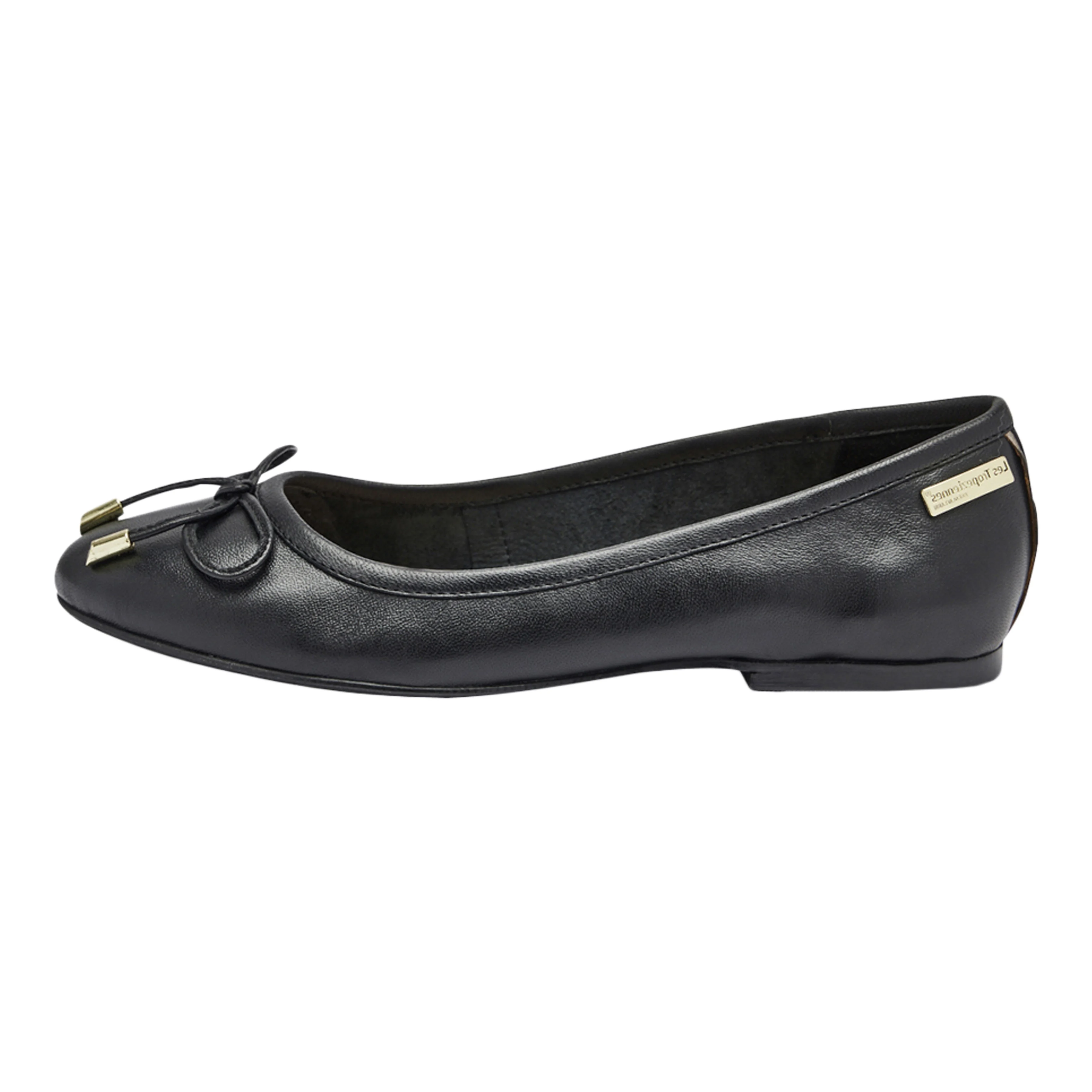 Ballerines en cuir | Noir