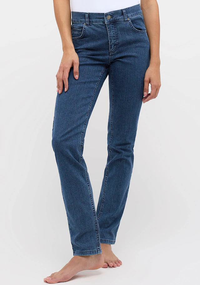 ANGELS 5-Pocket-Jeans »CICI«, aus sportivem Denim