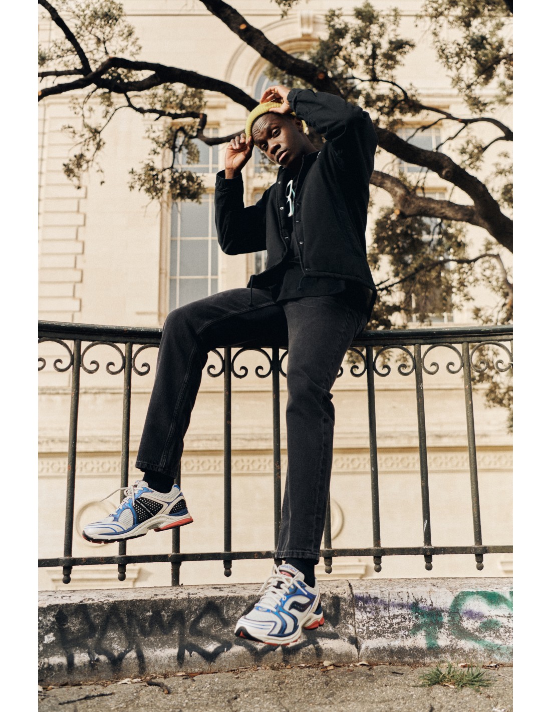 saucony Sneakers Homme Progrid Triumph 4 Blanc/Bleu