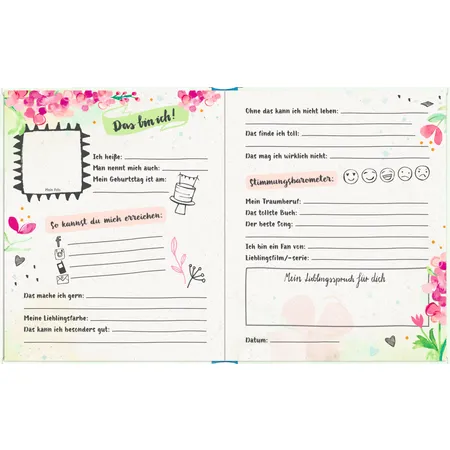 Coppenrath Verlag Freundebuch: Handlettering - Best friends