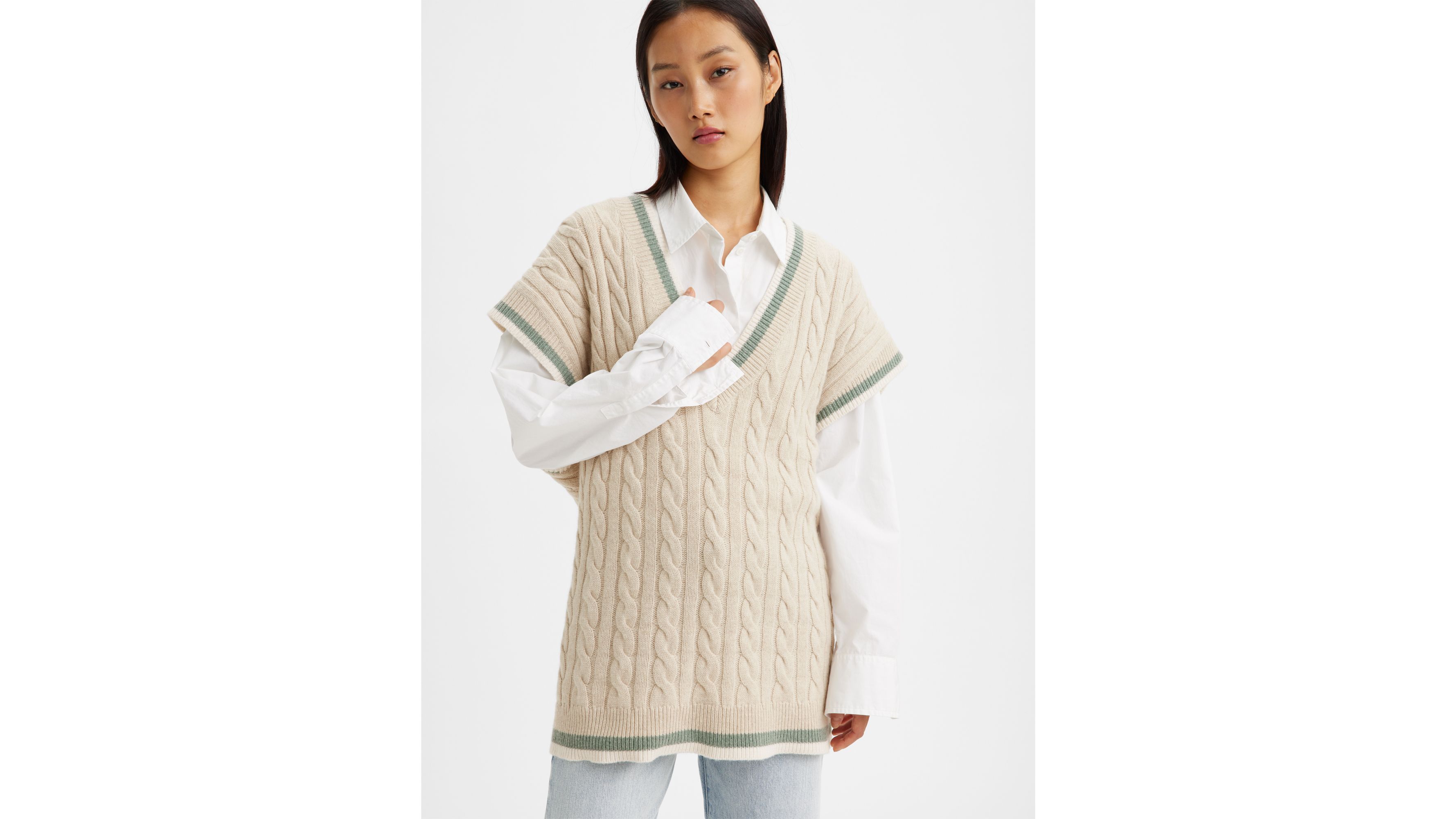Pull sans manches Levi's® Made & Crafted® - Varsity Neutral - Neutral