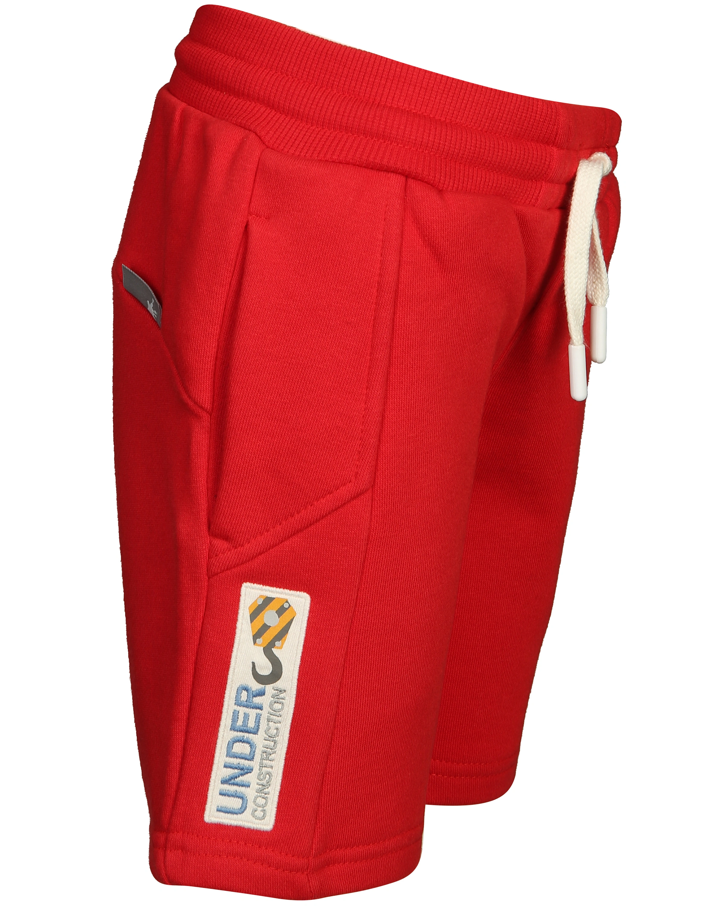 Sweat-Bermudas UNDER CONSTRUCTION in rot