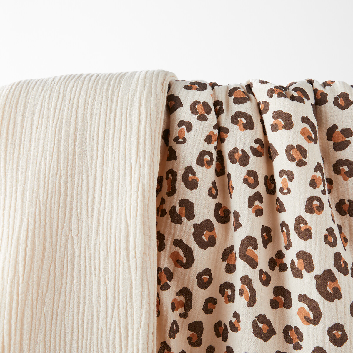 LA REDOUTE INTERIEURS<br>Manta para bebé em tetra, estampado leopardo Kumla