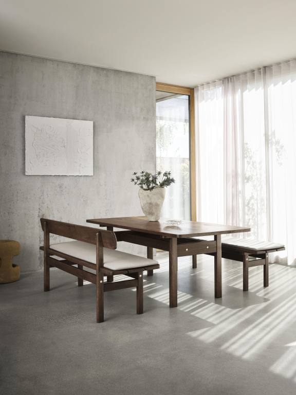 Carl Hansen & Son BM0699 Asserbo eetbank met rugleuning 170